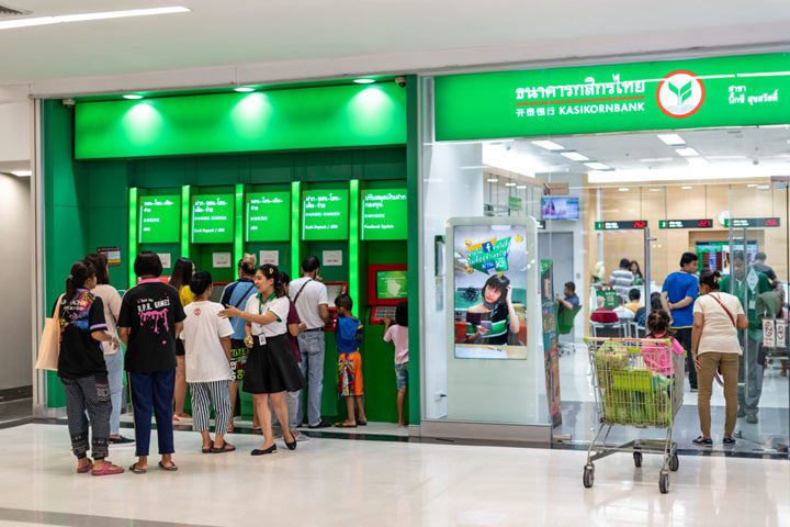 Malfunzionamento delle banche tailandesi che causa l'interruzione del funzionamento degli sportelli automatici (ATM)