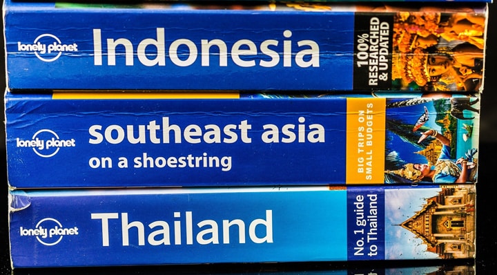 Guías y libros de viaje de Tailandia.