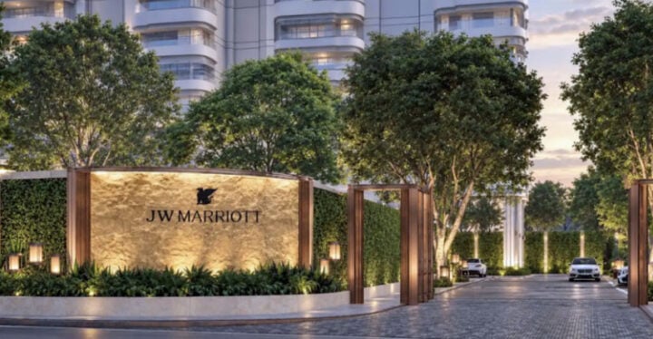 Visualisatie van het JW Marriott Bangkok Sathorn.