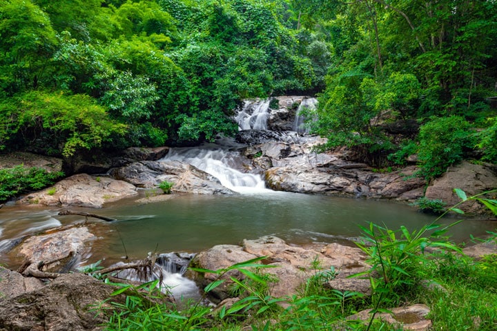 Mae Sa waterfall national park in Mae Rim